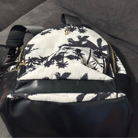 Juicy Couture Backpack in Relic Palm Print. - Picture 6 of 12